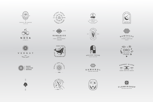 Download 20 Minimalist Branding Logo Kit - Minimal Collection