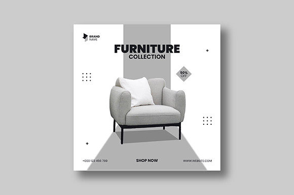 Download Minimal Furniture Social Media Post - Minimal Collection