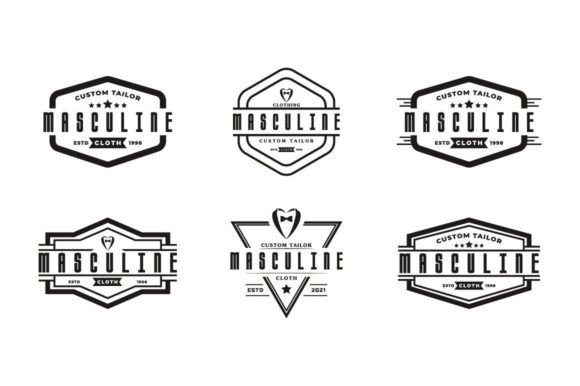 Download Vintage Clothing Apparel Gentleman Logos - Apparel Collection
