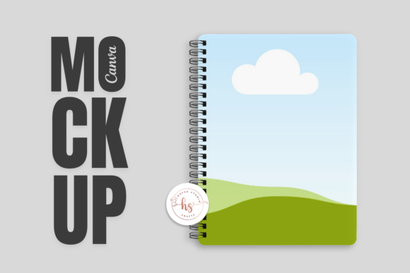 Download Canva Spiral Notebook Mockup - Spiral notebook Collection